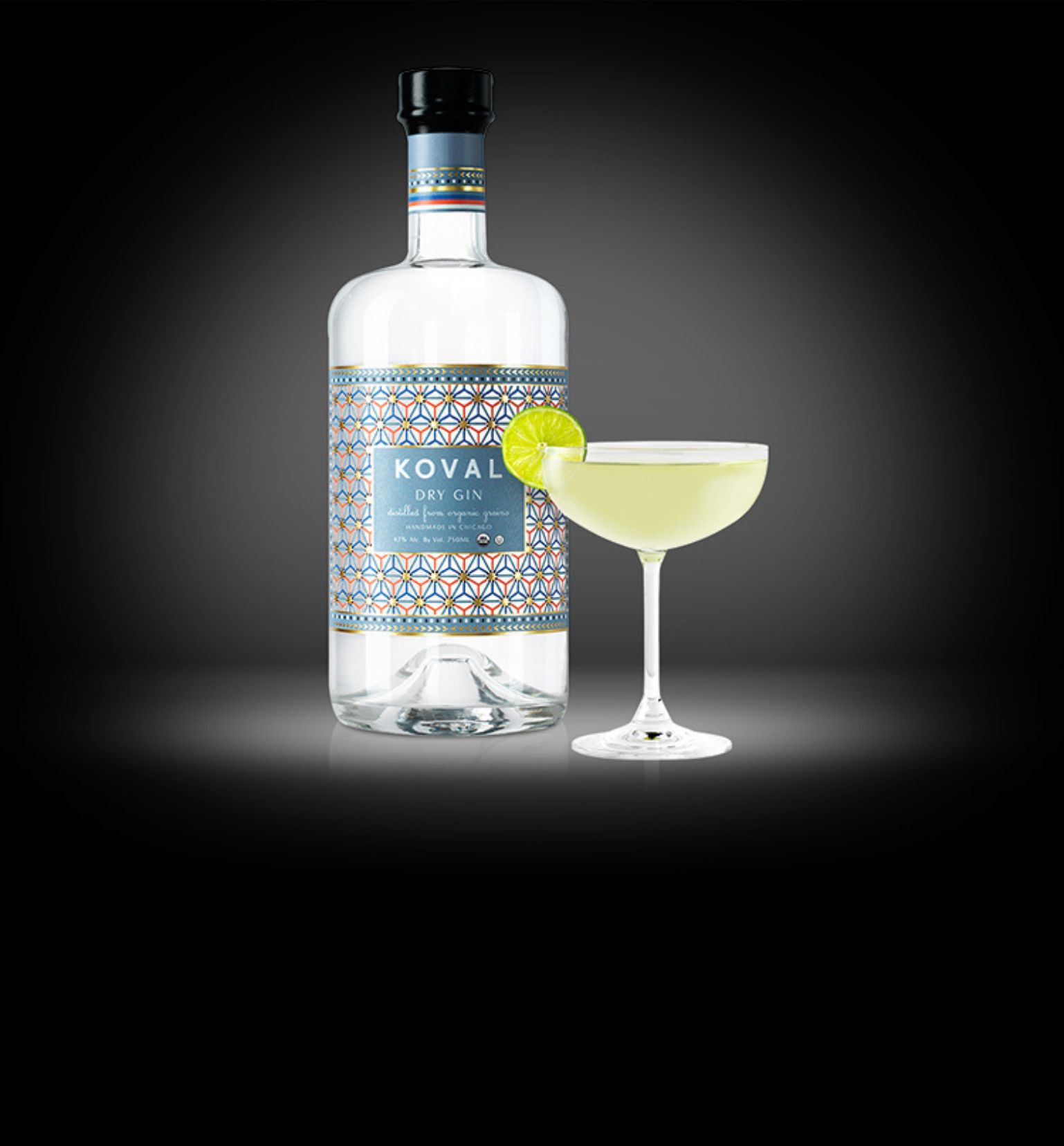 The Koval Gin Gimlet Cocktail